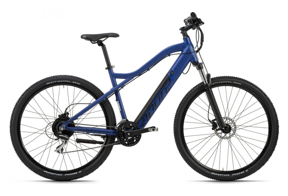 VTT semi rigide électrique 29'' Adore Enforce Bleu 24 vitesses