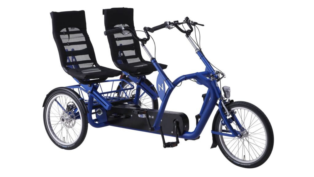 TANDEM TRICYCLE CÔTE À CÔTE