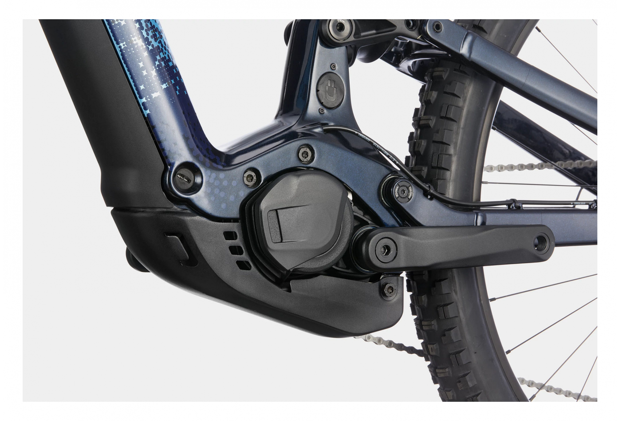 VTT Électrique Tout-Suspendu Cannondale Moterra Neo Carbon 2 Sram GX/NX Eagle 12V 625 Wh 29'' Bleu Alpine – Image 4