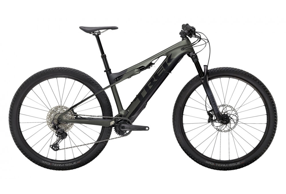 VTT Electrique Tout-Suspendu Trek E-Caliber 9.6 29'' Shimano Deore 12V Satin Lithium Grey/Trek Black 2021