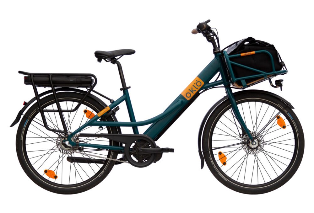 Vélo porteur électrique Missive, 3 vitesses + sacoche avant