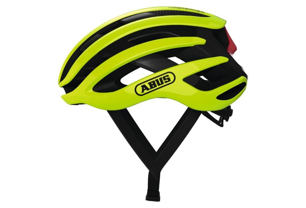 CASQUE ROUTE ABUS AIRBREAKER JAUNE FLUO