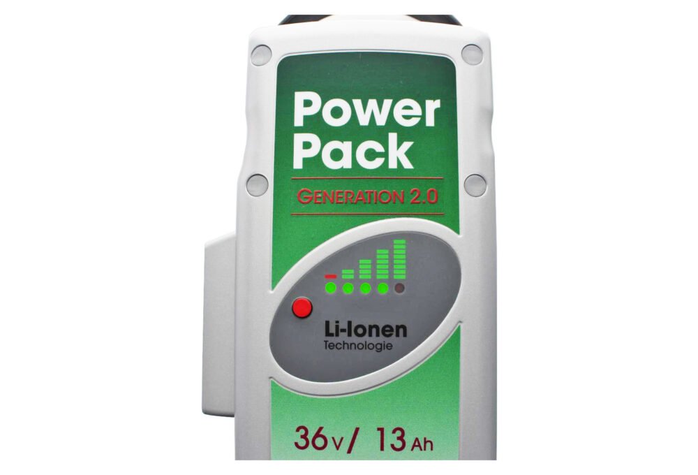 E-Bike Vision pour Panasonic 36V 13Ah argent pour E-Bike Pedelec Flyer Kalkhoff Rixe Raleigh...