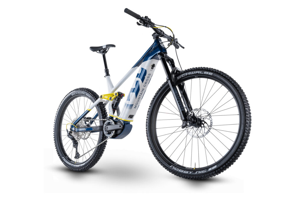 Husqvarna Mountain Cross 5 Shimano Deore 11V 630 Wh 27.5'' 29'' Blanc  Bleu 2021