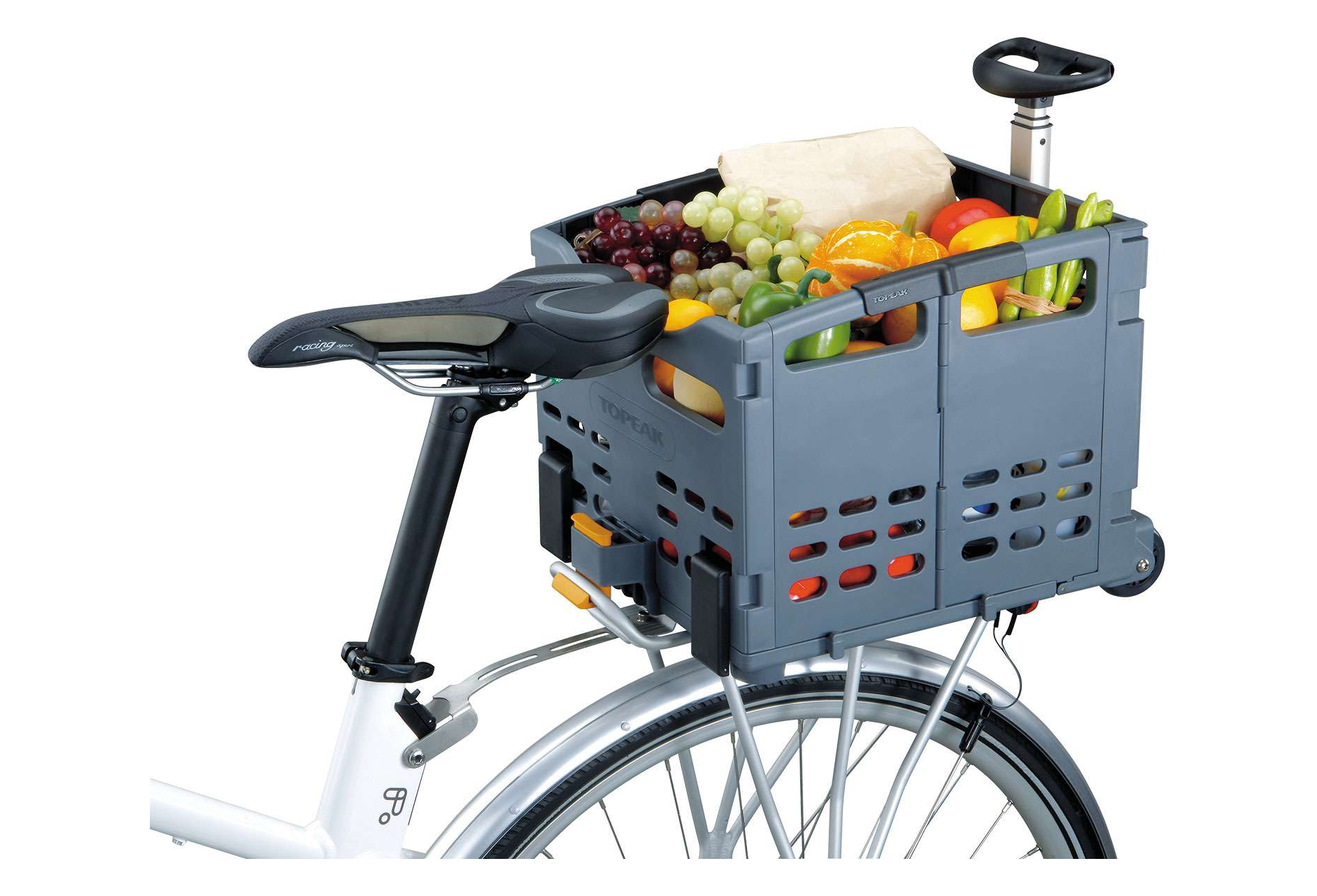 PANIER CHARIOT TOPEAK TROLLEY TOTE GRIS – Image 2