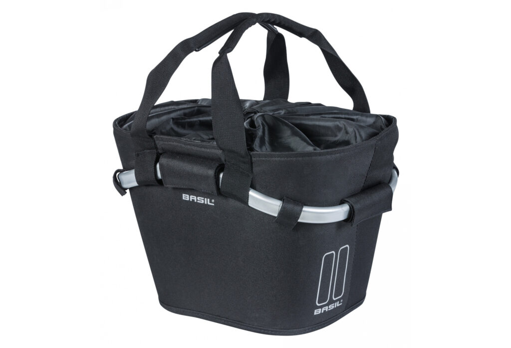 PANIER DE VÉLO AVANT BASIL CLASSIC CARRY ALL KF NOIR