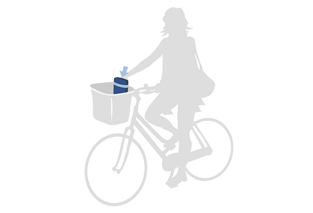 PANIER POUR GUIDON KLICKFIX PANIER UNI PLUS NOIR – Image 2