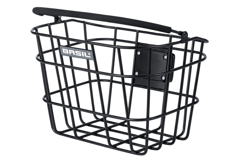 Panier de vélo avant Basil Bremen Alu BE / KF noir