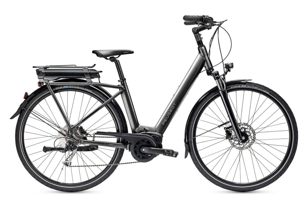 Vélo de Ville Électrique Peugeot eC01 D9 300 Shimano Alivio 9V 300 Gris 2022