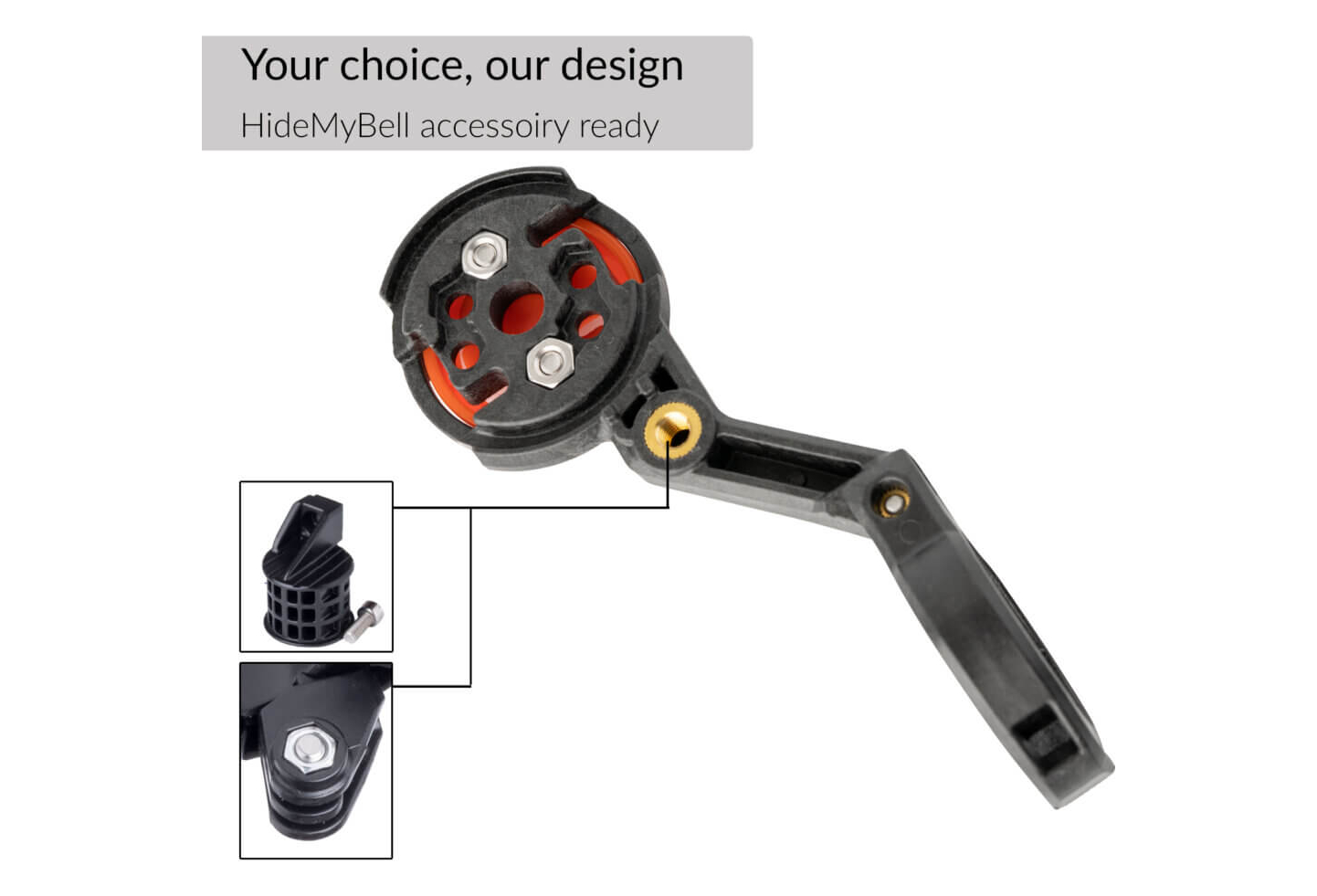 SONNETTE AVEC SUPPORT GPS INTÉGRÉ CLOSETHEGAP HIDEMYBELL RACEDAY SL – Image 4