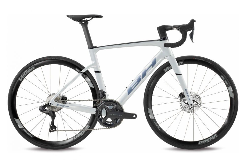 Vélo de Route BH RS1 4.5 Shimano Ultegra Di2 12V 700 mm Gris / Blanc 2022