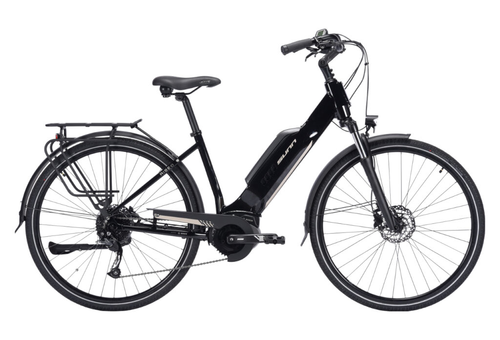 Vélo de Ville Électrique Sunn Urb Rise Shimano Altus 9V Noir