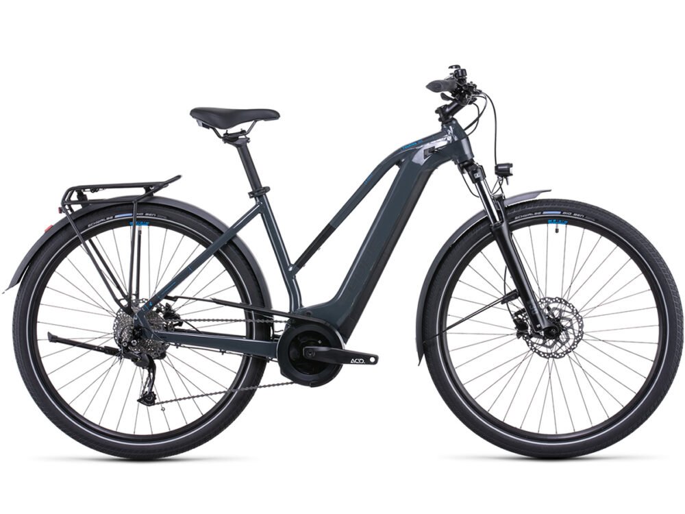 CUBE Touring Hybrid ONE 400 grey´n´blue Trapèze 2022