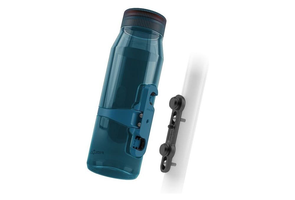 Bidon Fidlock Twist 700 ml Life + Fixation Bike Base Bleu
