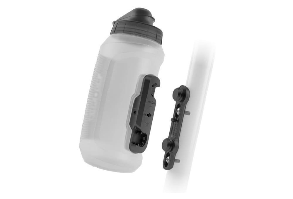 Bidon Fidlock Twist 750 ml Compact + Fixation Bike Base Transparent