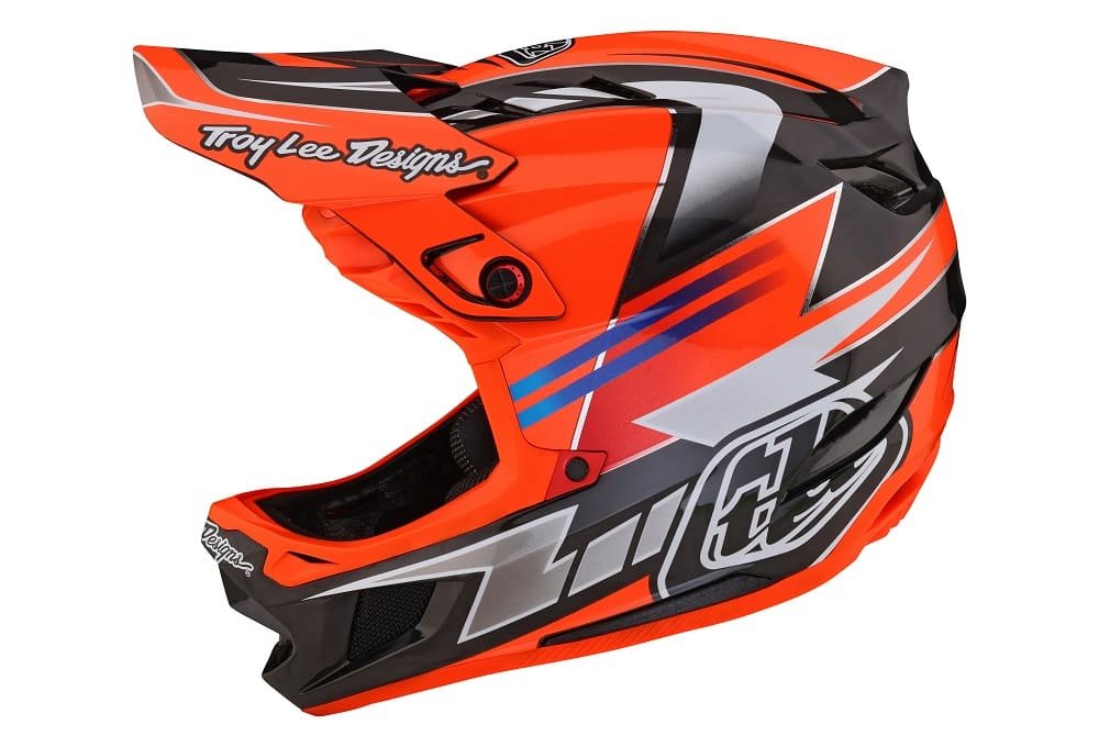 Casque Intégral Troy Lee Designs D4 Carbon Mips Rouge