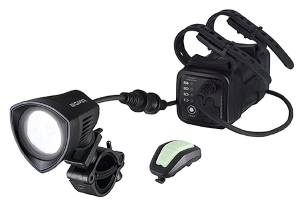 Éclairage Avant Sigma Buster 2000 HL Noir