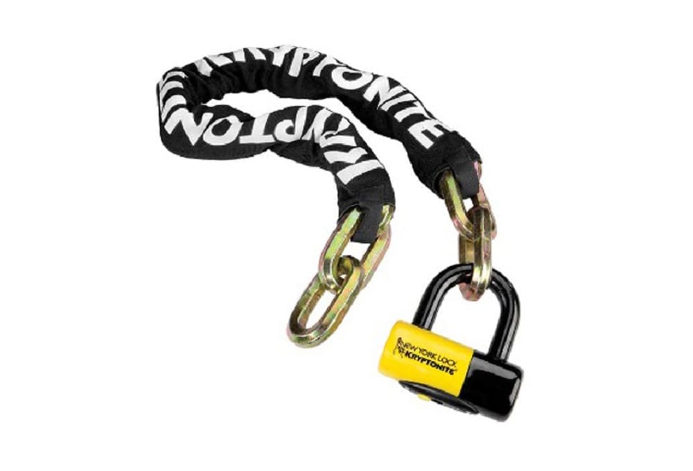 Kryptonite kr chaine new york fahgettabou 14mmx100cm disc 15mm menotte