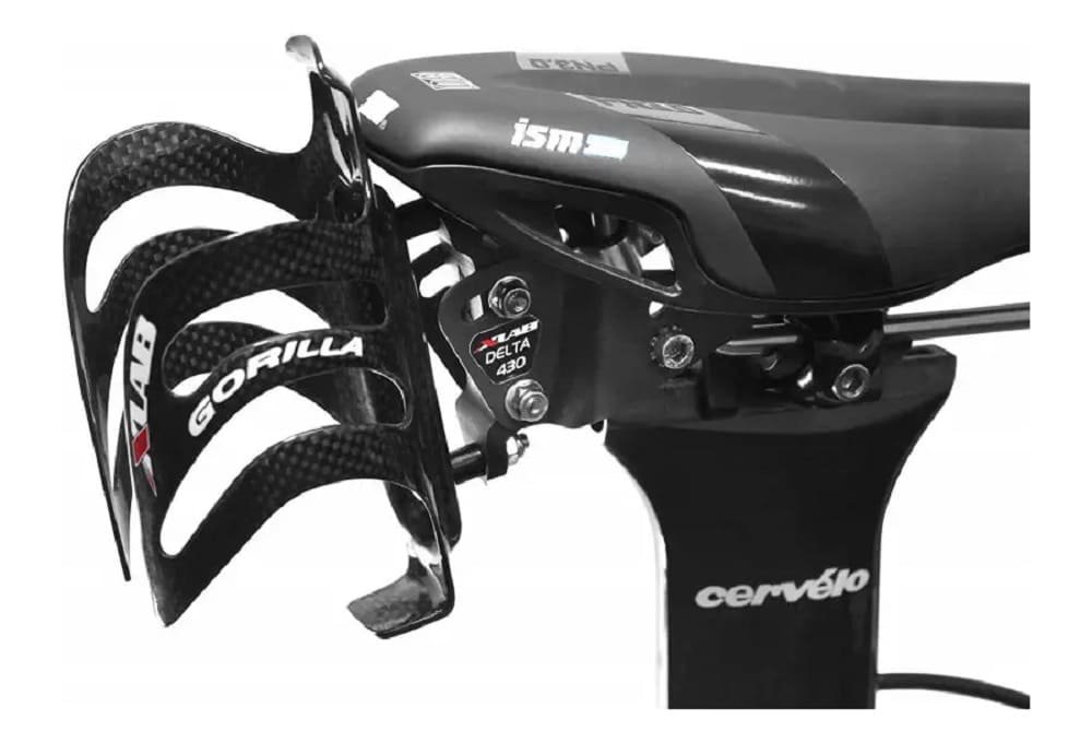Support Porte-Bidon sur Rail de Selle Xlab Delta 430 Noir