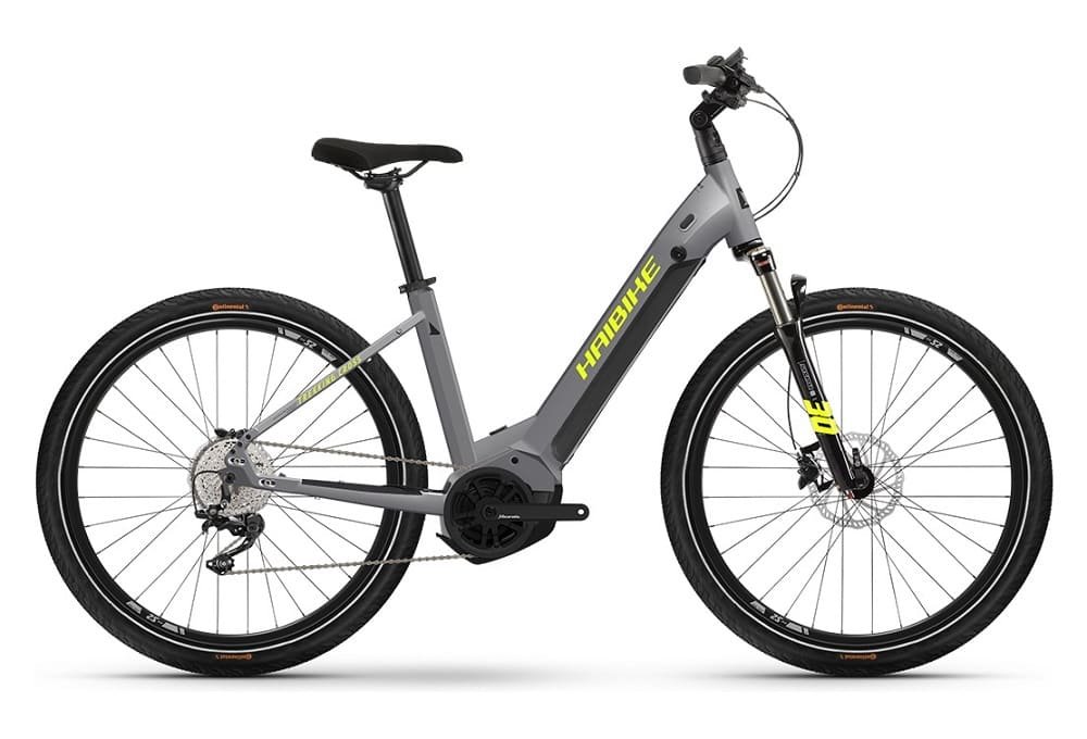 VTC Électrique Haibike Trekking 6 Cross Low Shimano Deore 10V 27.5" 630 Wh Gris 2023