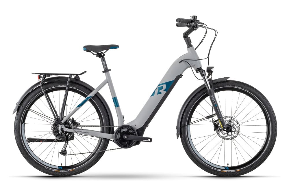 VTC Électrique R Raymon TourRay E 5.0 Wave Tektro M350 9V 500 Wh 27.5" Gris 2023