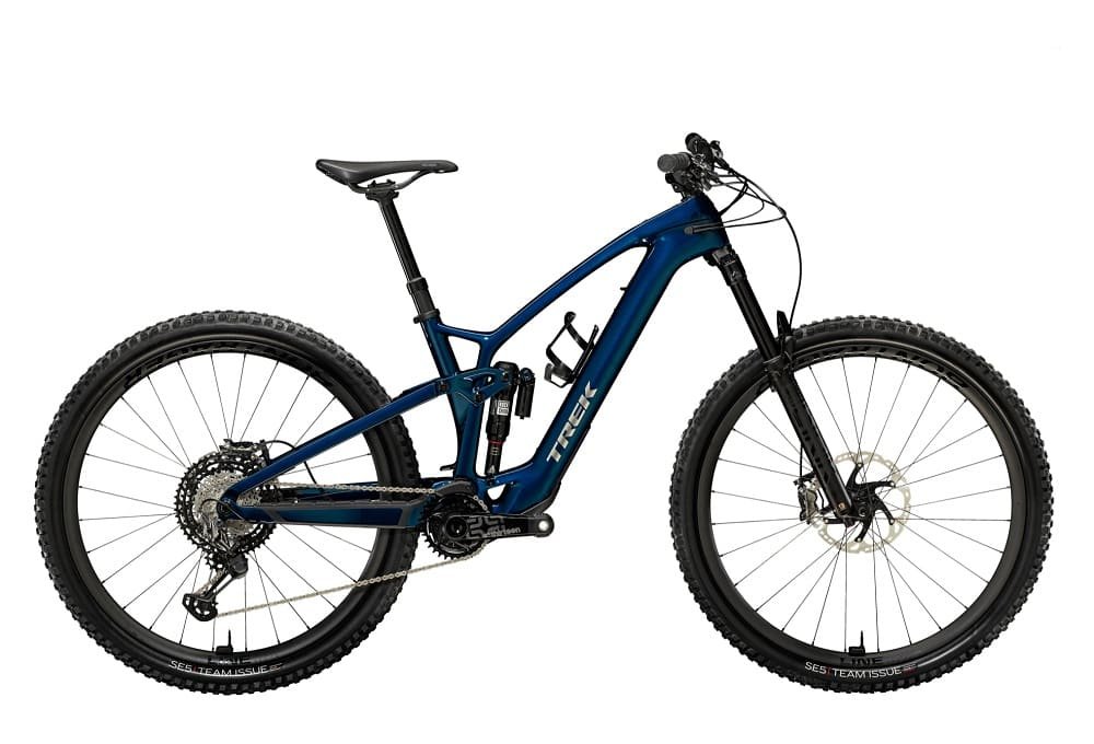 VTT Électrique Tout-Suspendu Trek Fuel EXe 9.9 Shimano XTR 12V 360 Wh 29" Bleu 2023