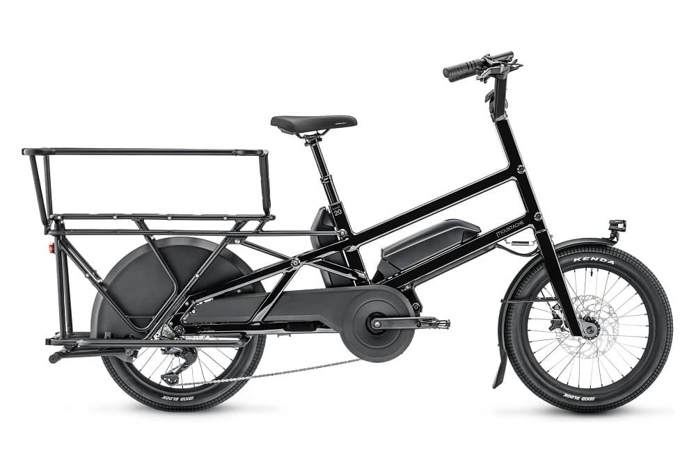 Vélo Cargo Longtail Électrique Moustache Bikes Lundi 20.3 Dual Shimano Deore 10V 20" 500 Whx2 Noir 2023
