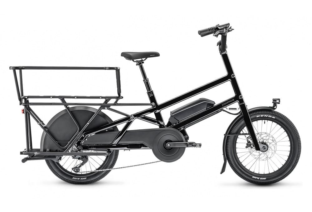 Vélo Cargo Longtail Électrique Moustache Bikes Lundi 20.3 Shimano Deore 10V 20" 500 Wh Noir 2023