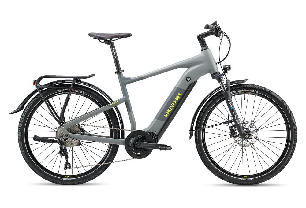 Vélo électrique HEPHA E-bike Trekking 7 Performance 708Wh 90Nm Highstep Gris Foncé