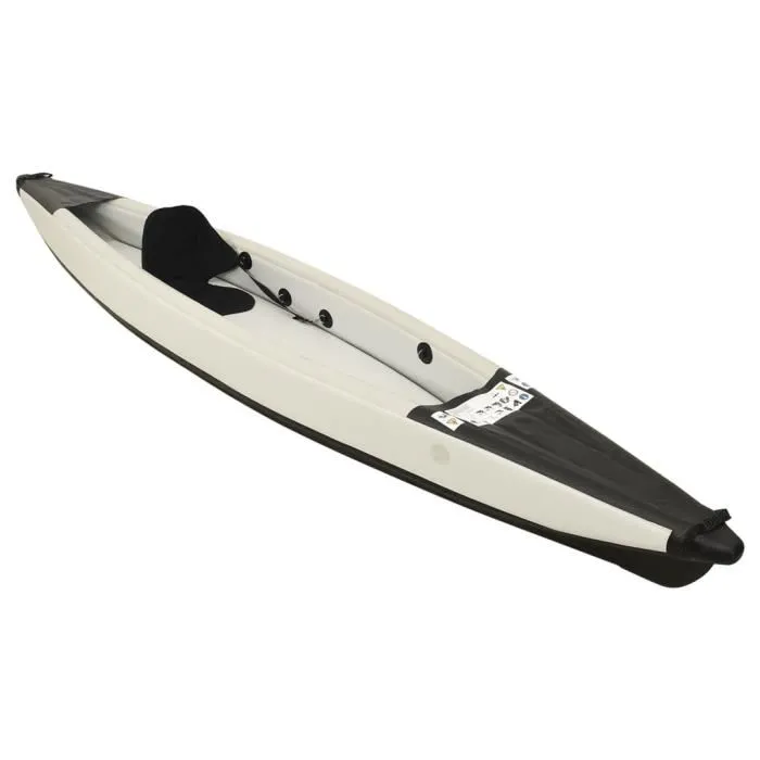 Kayak gonflable noir 375x72x31 cm polyester 31 [cm]