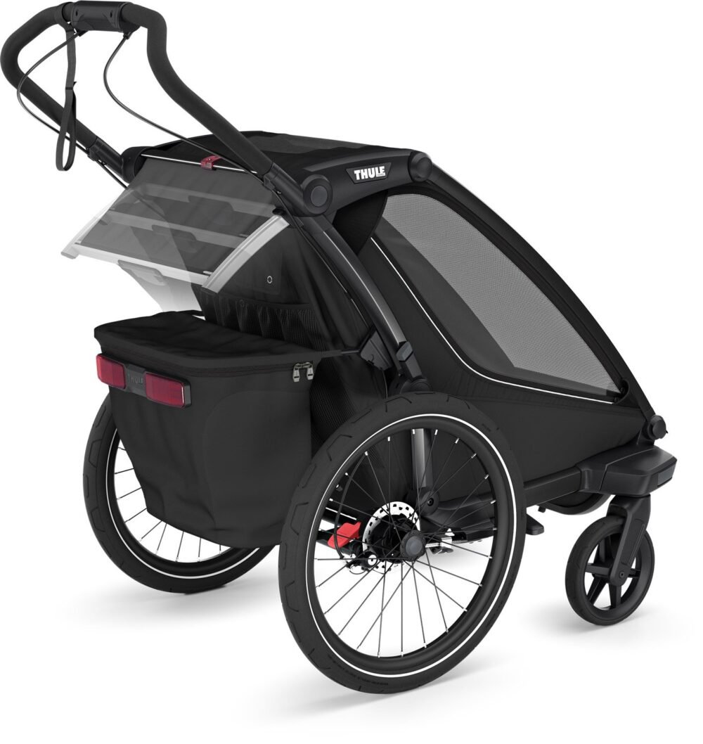 Remorque de vélo ​Thule pour 1 Enfant - Chariot Sport 2 Single - noir